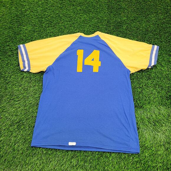 Vintage 80s MOD Shirt Medium 20x27 Two-Tone - Picture 4 of 14